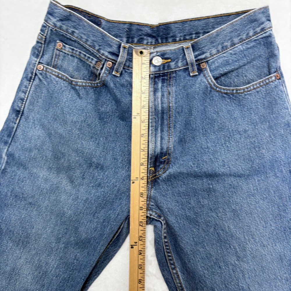 Levis 550 Relaxed Fit Tapered Leg Blue Denim Jeans Mens 34x32 Medium Wash - Picture 5 of 9